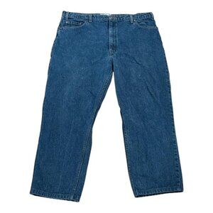 Levi Strauss Signature Jeans Mens 40x30 Blue 540 Relaxed Fit Straight Leg Denim